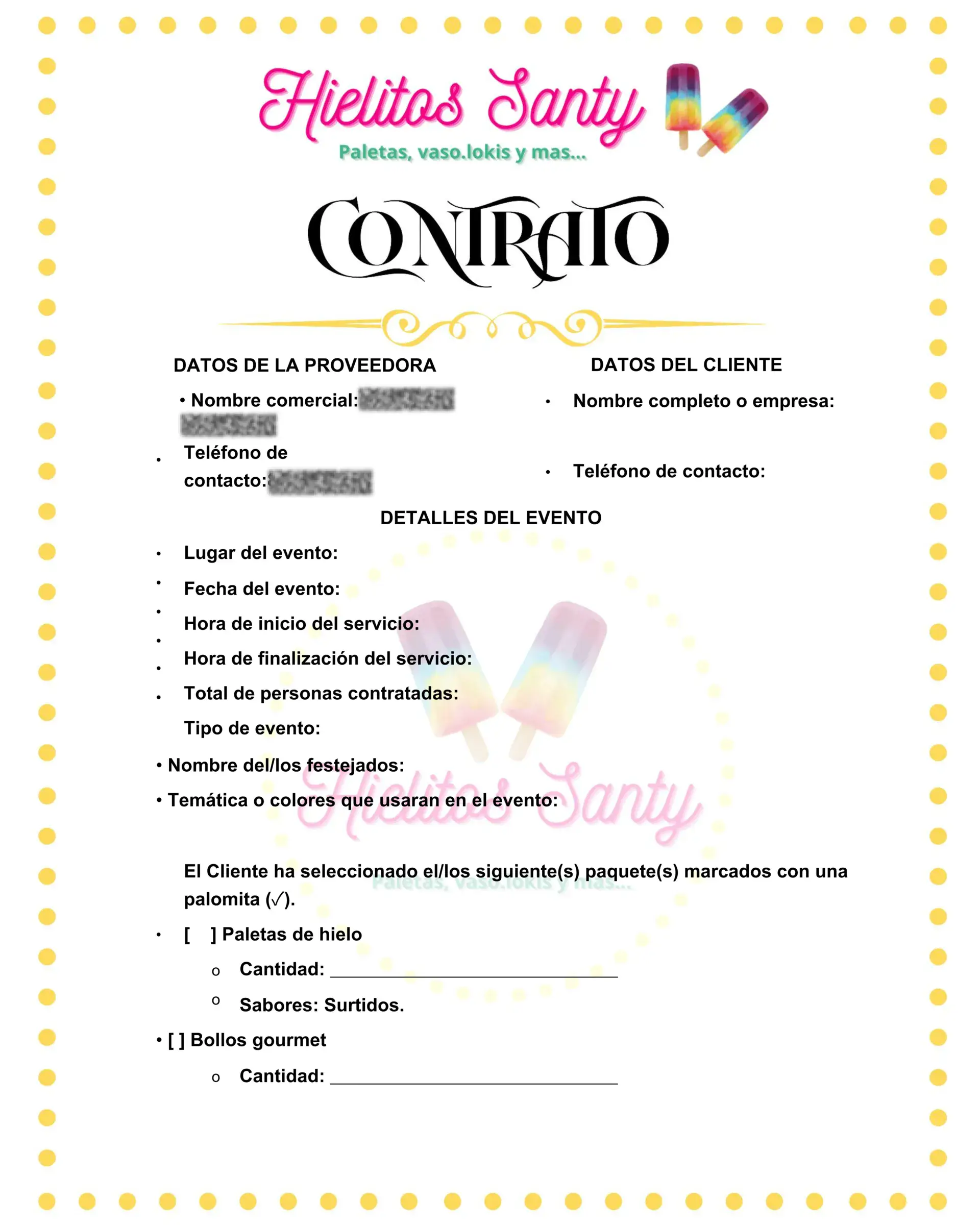 Contrato Paletas "Hielitos Santy"