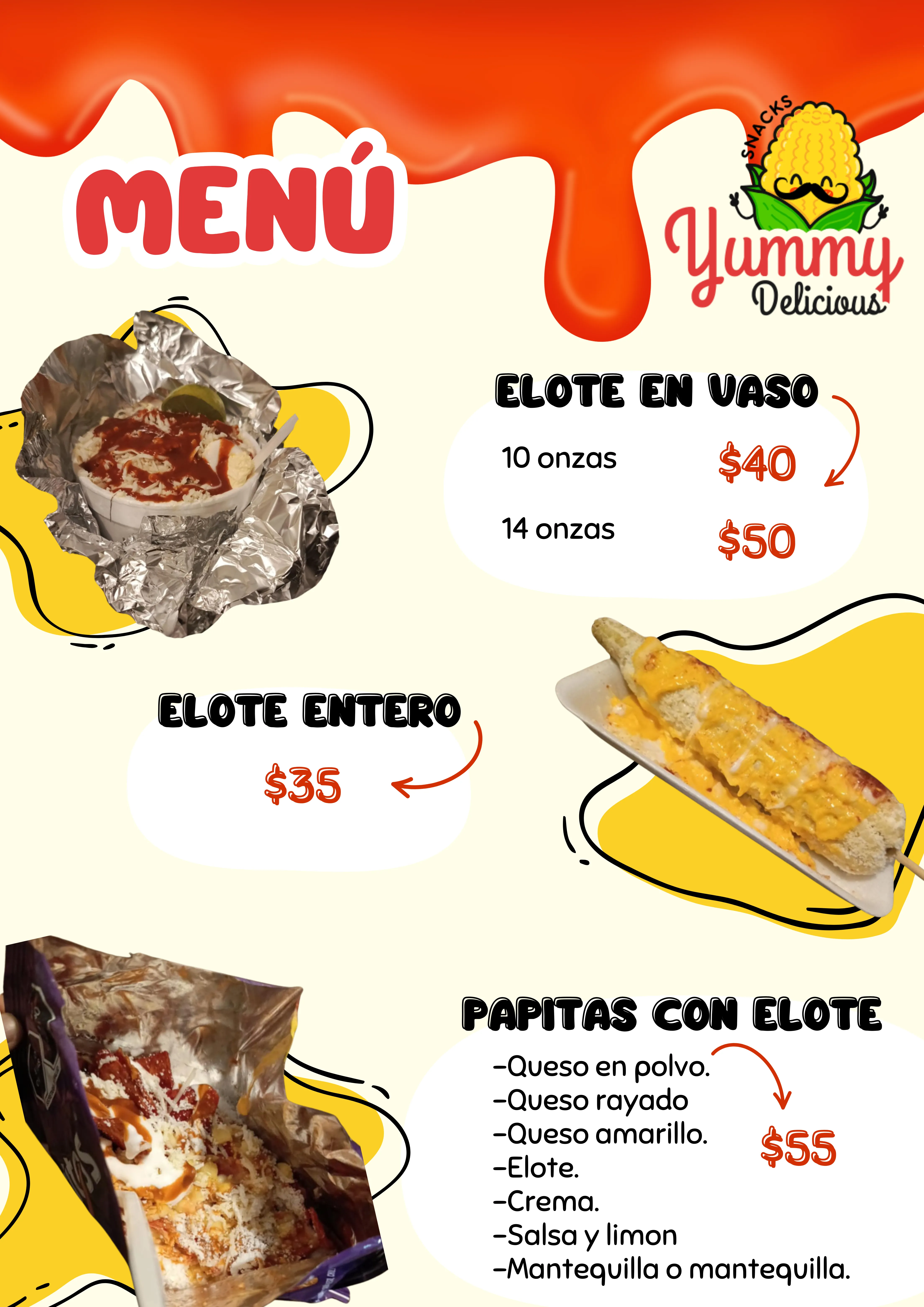 Menú "Delicious"
