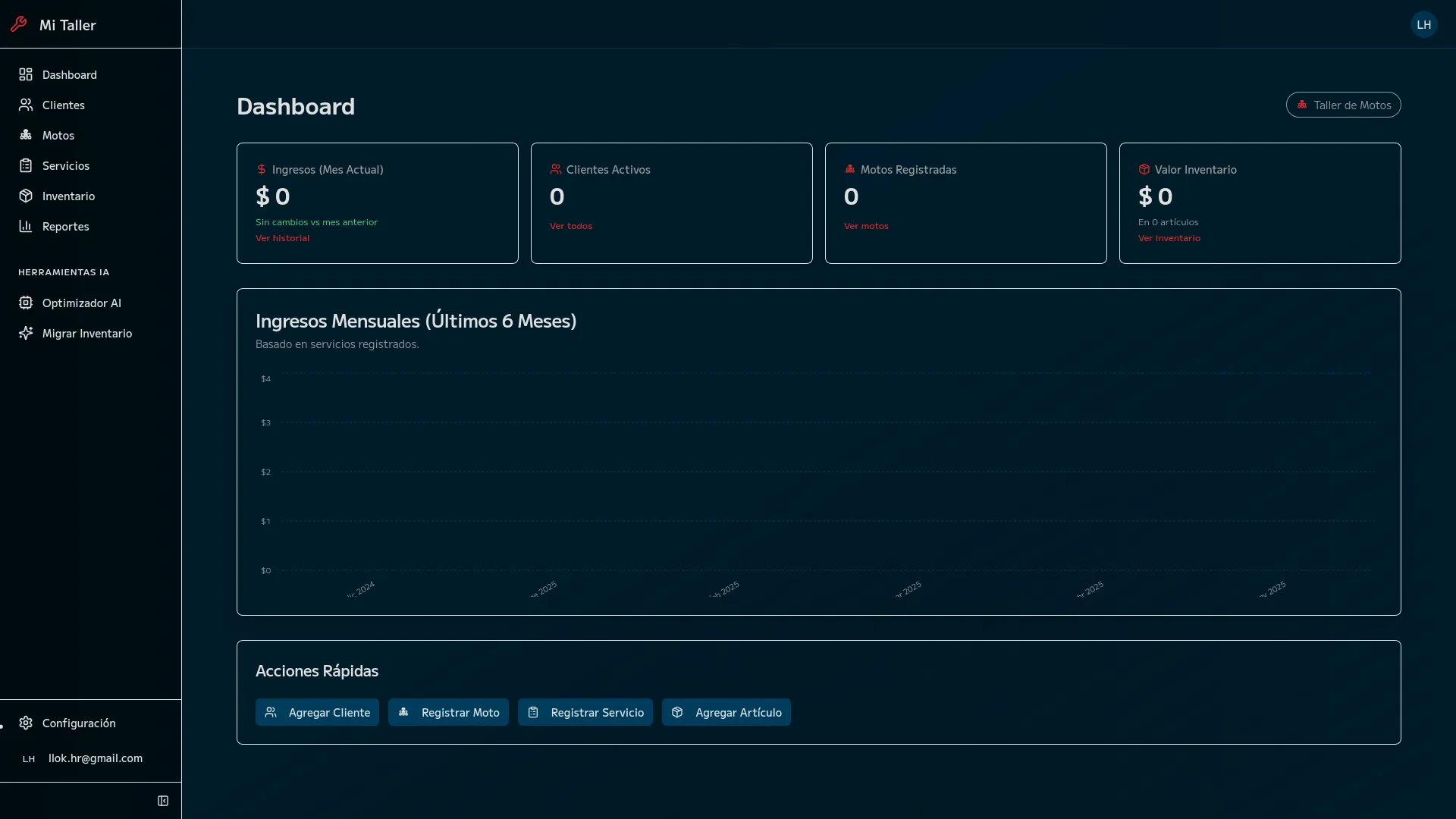 MiTaller - Gestión Inteligente con IA
